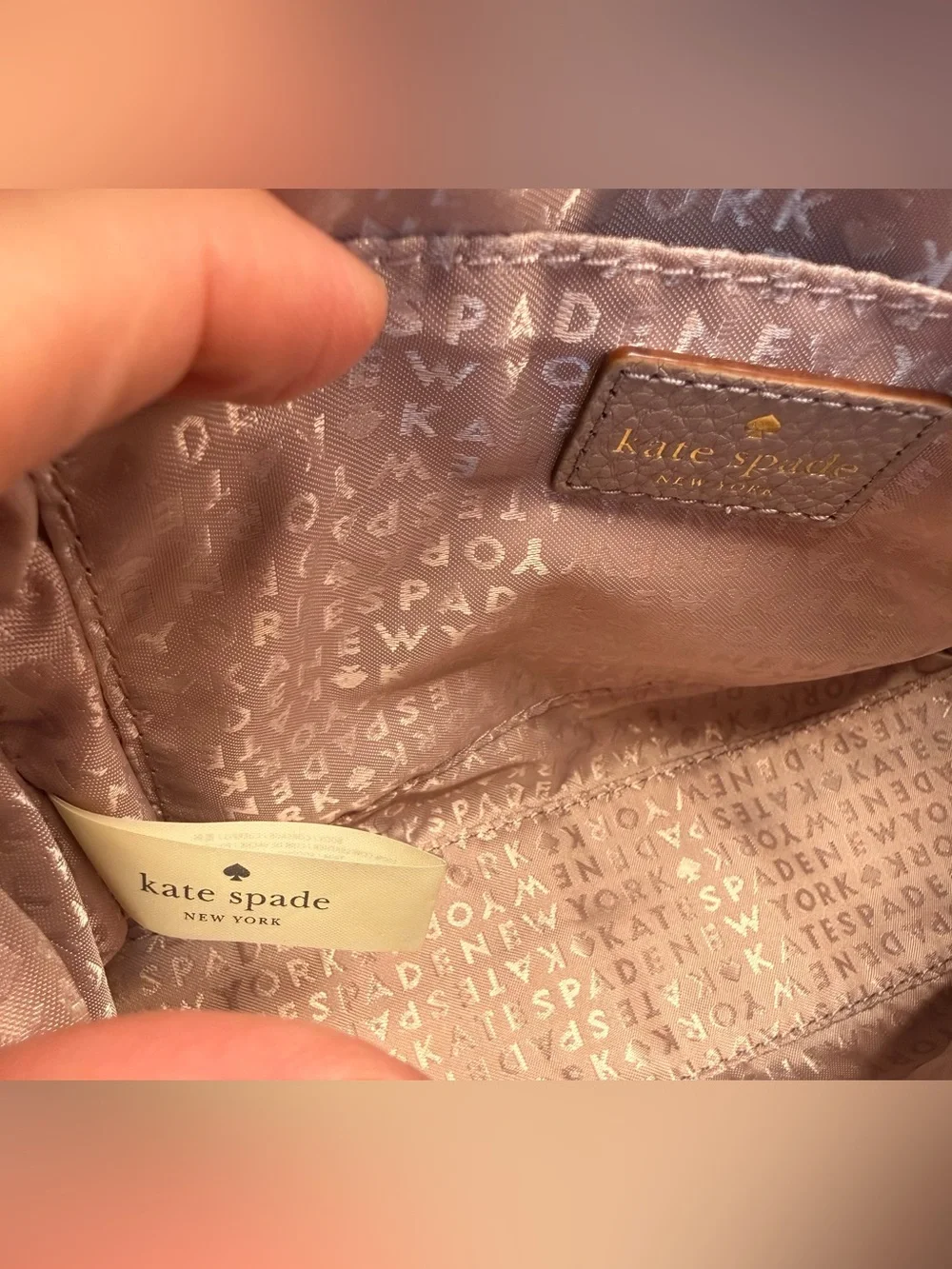 kate spade structured pebble